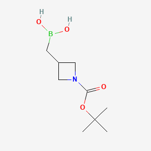 ((1-(tert-Butoxycarbonyl)azetidin-3-yl)methyl)boronic acid