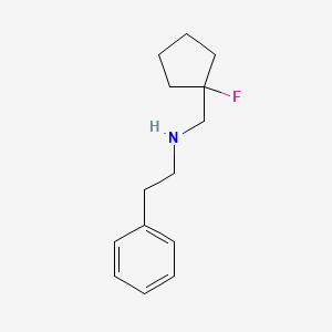 B1531541 [(1-Fluorocyclopentyl)methyl](2-phenylethyl)amine CAS No. 1865580-04-6