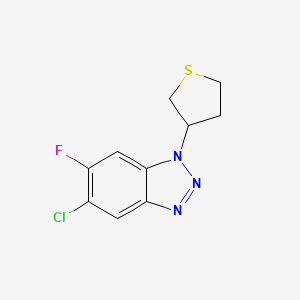 5-Chloro-6-fluoro-1-(tetrahydrothiophen-3-yl)-1H-benzo[d][1,2,3]triazole