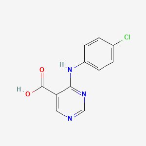 4-[(4-Chlorophenyl)amino]pyrimidine-5-carboxylic acid