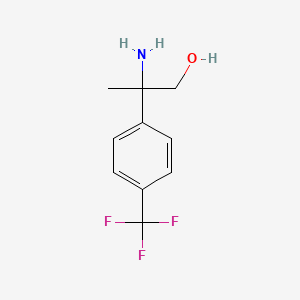 2-Amino-2-(4-(trifluoromethyl)phenyl)propan-1-ol