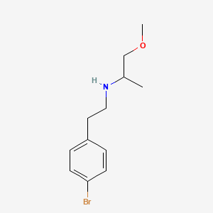 molecular formula C12H18BrNO B1531547 [2-(4-Bromophenyl)ethyl](1-methoxypropan-2-yl)amine CAS No. 1873261-68-7