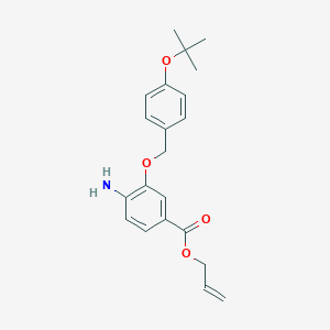 Prop-2-en-1-yl4-amino-3-{[4-(tert-butoxy)phenyl]methoxy}benzoate