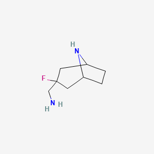 (3-Fluoro-8-azabicyclo[3.2.1]octan-3-yl)methanamine