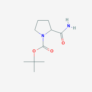 molecular formula C10H18N2O3 B153155 叔丁基2-氨基吡咯烷-1-羧酸酯 CAS No. 54503-10-5