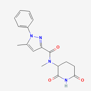 N-(2,6-dioxo-3-piperidinyl)-N,5-dimethyl-1-phenyl-1H-Pyrazole-3-carboxamide