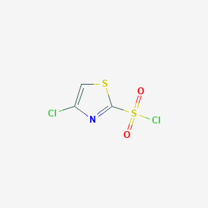 B15315536 4-Chloro-1,3-thiazole-2-sulfonyl chloride CAS No. 89501-96-2