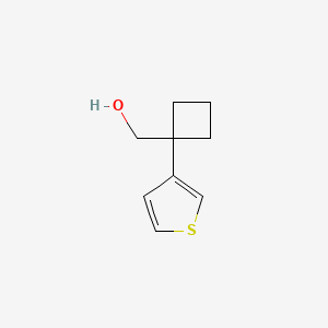 (1-(Thiophen-3-yl)cyclobutyl)methanol