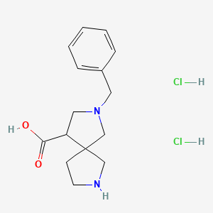 2-Benzyl-2,7-diazaspiro[4.4]nonane-4-carboxylic acid dihydrochloride
