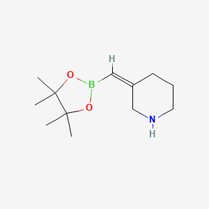 (3Z)-3-[(tetramethyl-1,3,2-dioxaborolan-2-yl)methylidene]piperidine