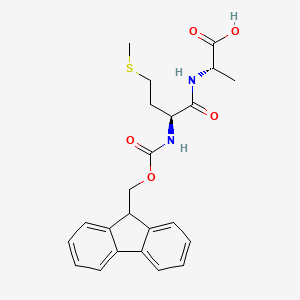 (((9h-Fluoren-9-yl)methoxy)carbonyl)-l-methionyl-l-alanine