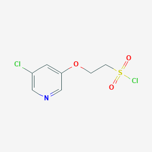 2-((5-Chloropyridin-3-yl)oxy)ethane-1-sulfonyl chloride