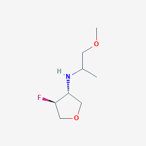 (3R,4S)-4-fluoro-N-(1-methoxypropan-2-yl)oxolan-3-amine
