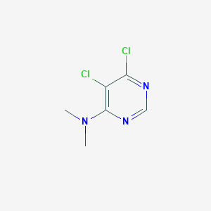 molecular formula C6H7Cl2N3 B1531569 5,6-Dichloro-N,N-dimethyl-4-pyrimidinamine CAS No. 1823937-82-1
