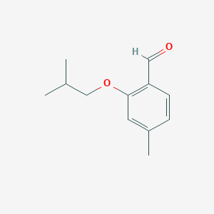 molecular formula C12H16O2 B1531573 2-Isobutoxy-4-methylbenzaldehyde CAS No. 2161067-32-7