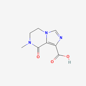 7-Methyl-8-oxo-5,6,7,8-tetrahydroimidazo[1,5-a]pyrazine-1-carboxylic acid