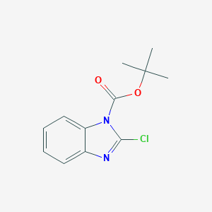 molecular formula C12H13ClN2O2 B153158 叔丁基 2-氯-1H-苯并[d]咪唑-1-羧酸酯 CAS No. 214147-60-1
