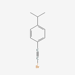 molecular formula C11H11B B1531580 1-(Bromoethynyl)-4-isopropylbenzene CAS No. 1802381-49-2
