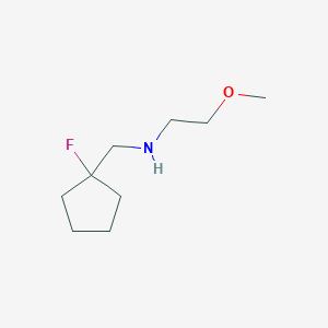 molecular formula C9H18FNO B1531584 [(1-Fluorocyclopentyl)methyl](2-methoxyethyl)amine CAS No. 2098013-53-5