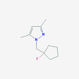 1-[(1-fluorocyclopentyl)methyl]-3,5-dimethyl-1H-pyrazole