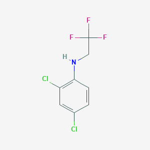 2,4-dichloro-N-(2,2,2-trifluoroethyl)aniline