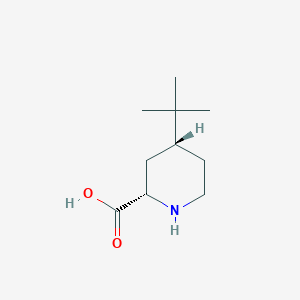 (2S,4R)-4-(tert-Butyl)piperidine-2-carboxylic acid