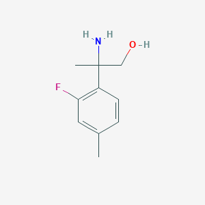 2-Amino-2-(2-fluoro-4-methylphenyl)propan-1-ol