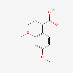 2-(2,4-Dimethoxyphenyl)-3-methylbutanoic acid