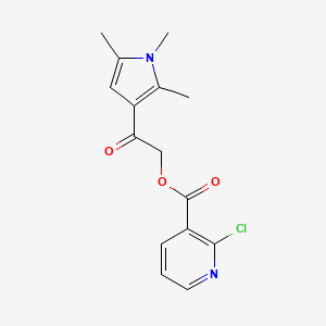 [2-Oxo-2-(1,2,5-trimethylpyrrol-3-yl)ethyl] 2-chloropyridine-3-carboxylate