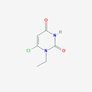 molecular formula C6H7ClN2O2 B15315991 6-chloro-1-ethylpyrimidine-2,4(1H,3H)-dione 