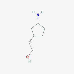 rac-2-[(1R,3S)-3-aminocyclopentyl]ethan-1-ol