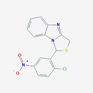 B153160 1-(2-Chloro-5-(hydroxy(oxido)amino)phenyl)-3H-[1,3]thiazolo[3,4-a]benzimidazole CAS No. 138226-16-1