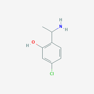 2-(1-Aminoethyl)-5-chlorophenol