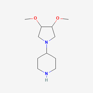 4-(3,4-Dimethoxypyrrolidin-1-yl)piperidine