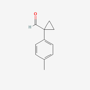 1-(4-methylphenyl)cyclopropane-1-carbaldehyde