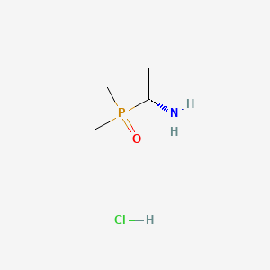 molecular formula C4H13ClNOP B15316073 (1R)-1-(dimethylphosphoryl)ethan-1-aminehydrochloride 