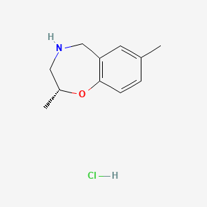 (2R)-2,7-dimethyl-2,3,4,5-tetrahydro-1,4-benzoxazepinehydrochloride