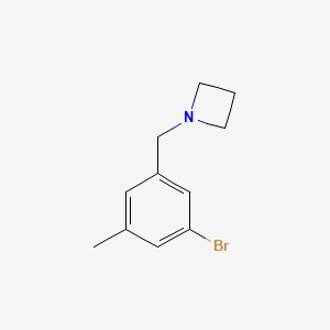 molecular formula C11H14BrN B1531624 1-[(3-Bromo-5-methylphenyl)methyl]azetidine CAS No. 1865097-01-3