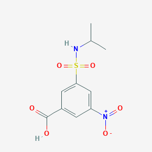 molecular formula C10H12N2O6S B1531635 3-[(Isopropylamino)sulfonyl]-5-nitrobenzoic acid CAS No. 2206966-47-2