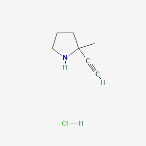 2-Ethynyl-2-methylpyrrolidine hydrochloride