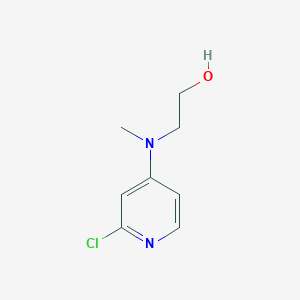molecular formula C8H11ClN2O B1531638 2-((2-Chloropyridin-4-yl)(methyl)amino)ethan-1-ol CAS No. 1602007-89-5