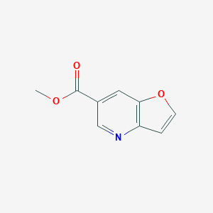 molecular formula C9H7NO3 B1531653 呋喃并[3,2-b]吡啶-6-甲酸甲酯 CAS No. 1649471-55-5