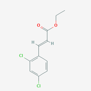 molecular formula C11H10Cl2O2 B15316552 ethyl (2E)-3-(2,4-dichlorophenyl)acrylate 