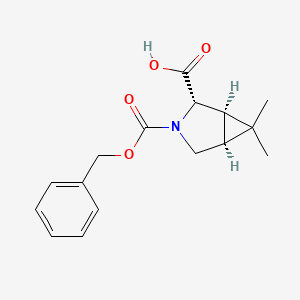 (1R,2S,5S)-3-((Benzyloxy)carbonyl)-6,6-dimethyl-3-azabicyclo[3.1.0]hexane-2-carboxylic acid