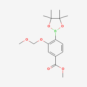 Methyl3-(methoxymethoxy)-4-(tetramethyl-1,3,2-dioxaborolan-2-yl)benzoate