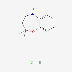 2,2-Dimethyl-2,3,4,5-tetrahydro-1,5-benzoxazepinehydrochloride