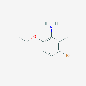 molecular formula C9H12BrNO B1531668 3-Bromo-6-ethoxy-2-methylphenylamine CAS No. 1866137-63-4