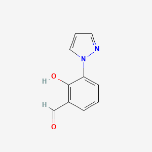 2-hydroxy-3-(1H-pyrazol-1-yl)benzaldehyde