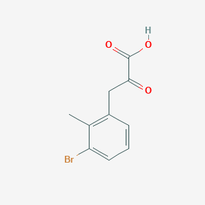 3-(3-Bromo-2-methylphenyl)-2-oxopropanoic acid