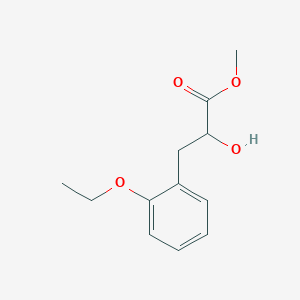 molecular formula C12H16O4 B15316740 Methyl 3-(2-ethoxyphenyl)-2-hydroxypropanoate 